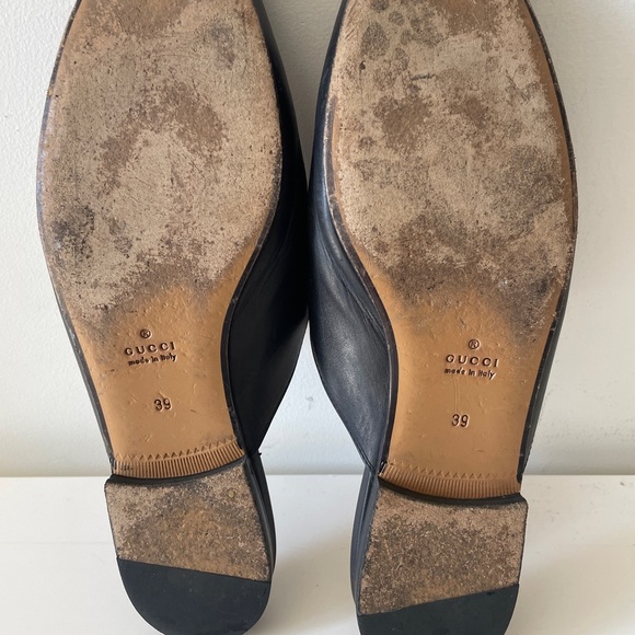Horsebit Gucci mules with Rose embroidery size 39, women’s 9 - Picture 5 of 6